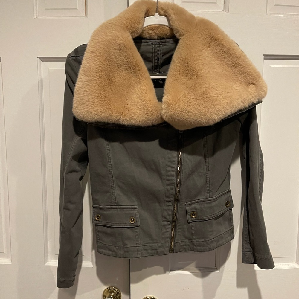 Marrakech Moro style jacket with faux fur collar size XS